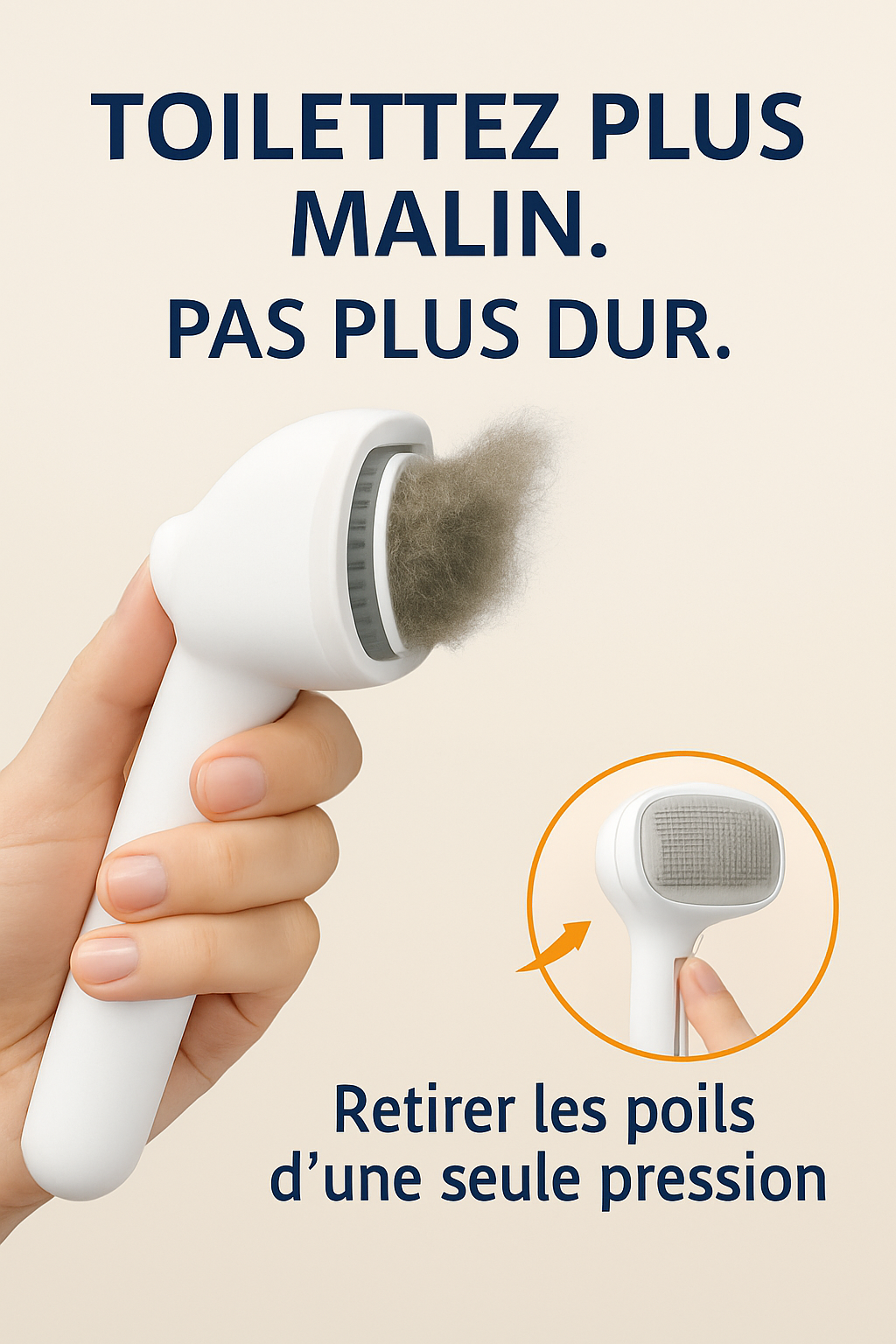 BROSSE VAPEUR CHIEN OU CHAT